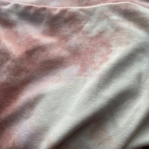 Time & Tru Womens Pink & Cream High Rise Knit Capri Leggings M (8-10) - Picture 4 of 4